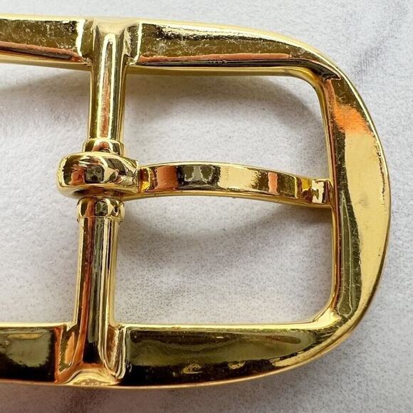 Vintage Gold Tone Simple Basic Belt Buckle for up to 1 Inch Belt - Picture 7 of 8